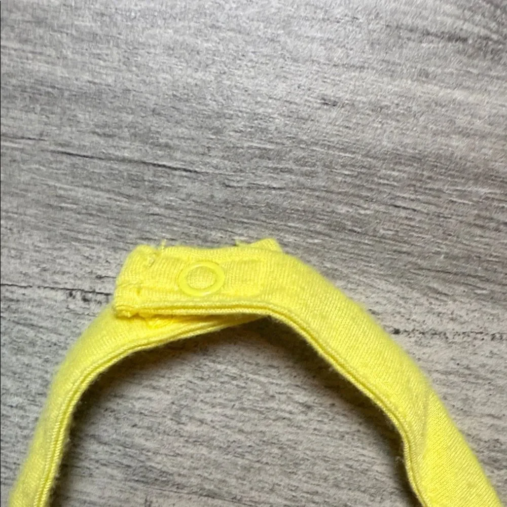 Epic Threads Yellow and White Romper 3T